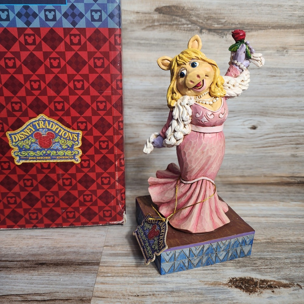 Jim Shore Disney Traditions Miss Piggy Diva Moi Figurine 4020801 Muppets Enesco